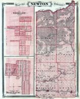 Newton County, Goodland, Kentland, Indiana State Atlas 1876